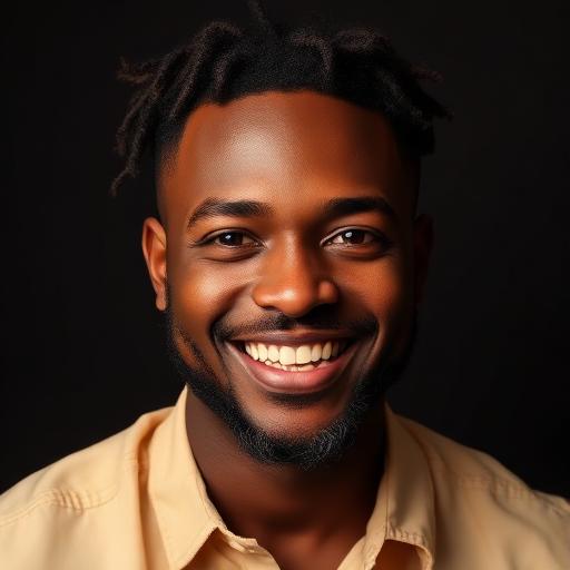 Portrait of Michael Okafor, Noir & Crown client