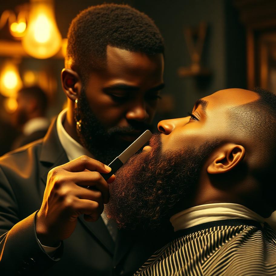 Haircut + Beard at Noir & Crown Abuja