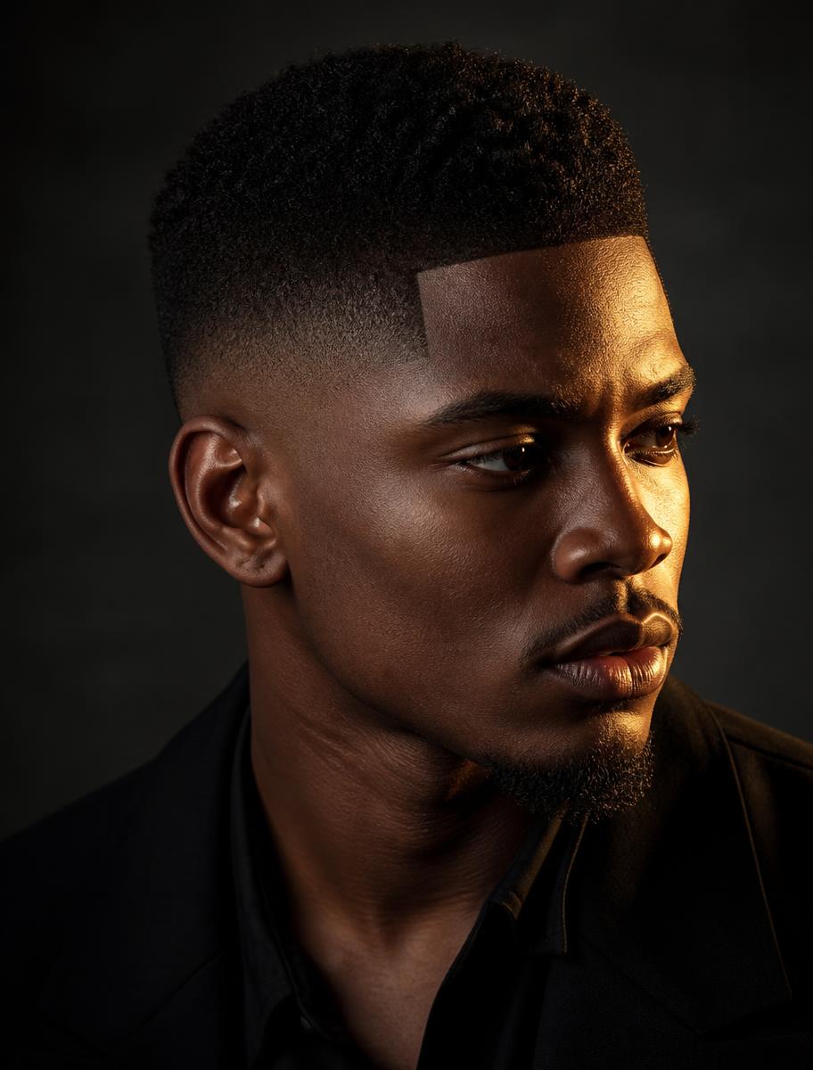 The Skin Fade — Sharp lines and seamless transition.