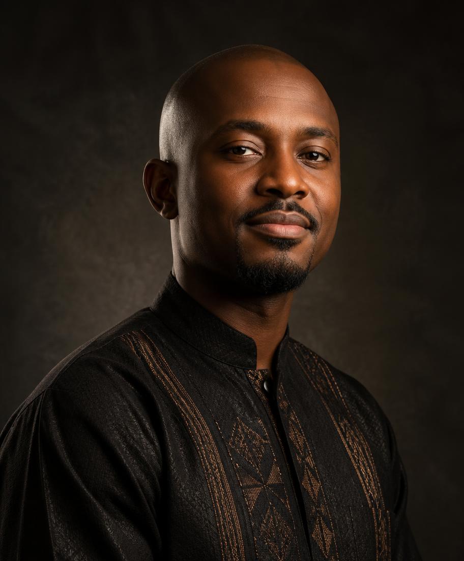 Portrait of Jordan Bello, Grooming Specialist at Noir & Crown Abuja